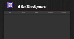 Desktop Screenshot of 6onthesquare.org