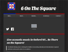 Tablet Screenshot of 6onthesquare.org